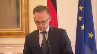 Außenminister Heiko Maas äußert sich zum GriechenlandTürkeiKonflikt [upl. by Annice]