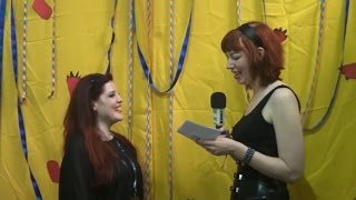 Sirenia interview with Ailyn at MFVF12 [upl. by Nnyllaf]