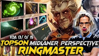 New Patch 737C  Topson Ringmaster The Midlane MVP Dota 2 Pro Gameplay amp Learn topson ringmaster [upl. by Lierbag93]