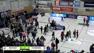 BARMER 2 Basketball Bundesliga ProB  TSV Neustadt temps Shooters VS Gartenzaun24 Baskets Paderborn [upl. by Seaman]