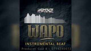 Harmonize  Wapo  Instrumental Beat  By Producer Gad B [upl. by Anavrin]