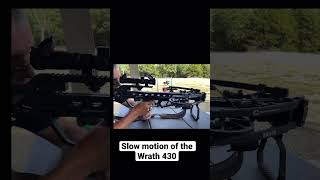 CenterPoint Wrath 430 Crossbow Slow Motion crossbow slowmotion [upl. by Mountford131]