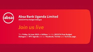 Absa Uganda 202324 Post Budget Dialogue [upl. by Drona]