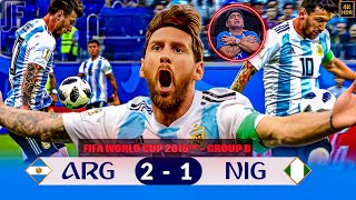 MESSI SAVES ARGENTINA FROM GROUP STAGE ELIMINATION WITH A MAGICAL GOAL REIGNITING MARADONAS HOPE [upl. by Rother]