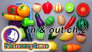 Learn prepositions with fruits and vegetables [upl. by Uase]