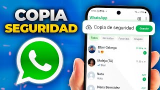 Como HACER una COPIA de SEGURIDAD de WhatsApp 2024 [upl. by Jensen]