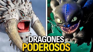 Los 10 DRAGONES Más Poderosos en Cómo Entrenar a tu Dragón [upl. by Enaelem]