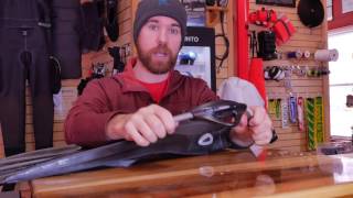 How to change a diving fin strap [upl. by Ahsienyt108]