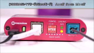 車載Ethernet 1000BASET1 Media Converterデモ動画 [upl. by Anaigroeg282]