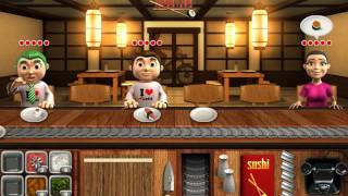 Youda Sushi Chef 3 Restaurant 1 Day 3 🎮 James Games [upl. by Hardigg]