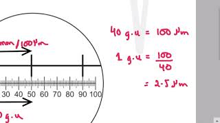 Eye piece graticule and stage micrometer part 2 past papers  AS Level Biology [upl. by Anpas]