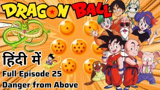 Dragon Ball Full Episode in Hindi  Ep 25 Danger From Above  Tournament Saga [upl. by Conrade73]