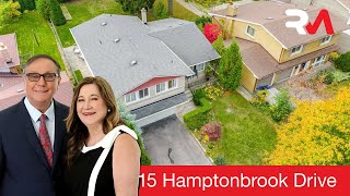 15 Hamptonbrook Drive Etobicoke Home by Jeff Macko and Frances Zuccarini  Real Estate Properties [upl. by Xonnel]