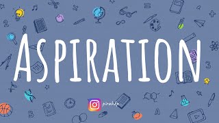 Aspiration meaning  Learn English Vocabulary  Word of the Day [upl. by Langelo]