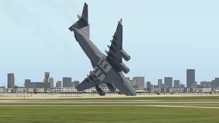 Amazing C17 Globemaster Takeoff in XPlane 11 [upl. by Frederich370]