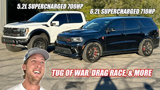 HELLCAT Durango vs Ford Raptor quotRquot  The Best Daily Driver Ever [upl. by Pall119]