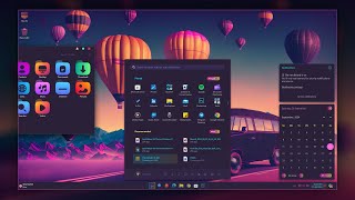 Vibrant SynthWave 84 Colors for a Stunning Windows 11 Look [upl. by Randi41]