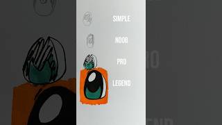 Drawing Charmander eyes in Different Levels shorts pokemon art [upl. by Hselin]