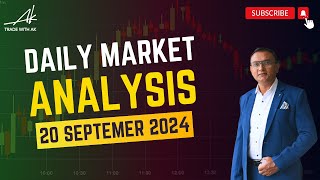 Daily Market Analysis  20 September 2024  Anoop Upadhyaye  Trade with AK [upl. by Roana751]