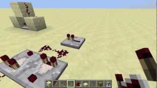 Redstone Tutorial Comparator Pulse Extender [upl. by Annaillil]