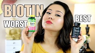 BEST AND WORST BIOTIN SUPPLEMENTS  BENEFITS AND SIDE AFFECTS  Sports Research vs Spring Valley [upl. by Yltneb]