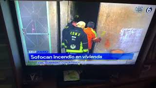 sofocan incendio en la colonia guerrero 2019 [upl. by Golding752]