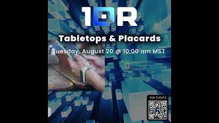 Upcoming Live Event 1QR on Tabletops amp Placards [upl. by Rizzo]