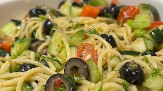 Garden Fresh Spaghetti Salad [upl. by Oiralednac]