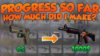 TURNING 10€ INTO 1000€ WITH CSGO INVESTMENTS ONLY EPISODE 2 💸🔥 [upl. by Sirehc]