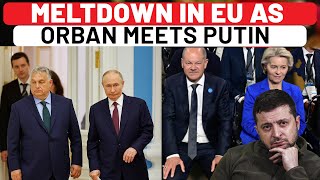 As Orban Meets Putin For Ukraine ‘Peace’ Mission EU Leaders Blast NATO Nation PM ‘No Mandate To…’ [upl. by Flemings]