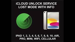 iCloud Unlock Service Lost Mode With Owners Info iPad All Models [upl. by Aivataj869]