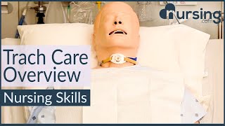 Tracheostomy Trach Care Overview Nursing Skills [upl. by Naesad]