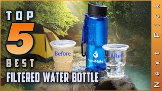 Top 5 Best Filtered Water Bottle Review in 2024 [upl. by Rikki]