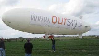 Rc Airship 56ft Takeoff Trials [upl. by Ynehteb]