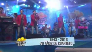 LosCuarteteros Eres mi sueño  Trulala En Vivo Queremos Star010613 [upl. by Asyl]