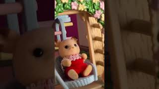 Sylvanian Families Flower Swing Stop Motion Shorts [upl. by Mark]