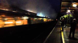 60163 Tornado at speed through Twyford on Devon Belle 24 August 2014 [upl. by Taylor]