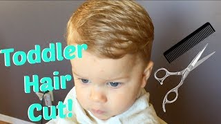 How To Cut Toddler Boy Hair [upl. by Nairrot758]