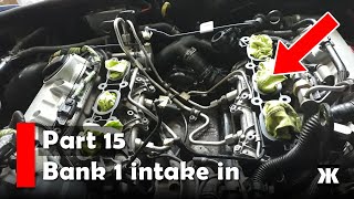 Part 15  Bank 1 Lower Intake Install  Audi A6 32 Front Job [upl. by Riebling]