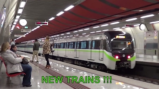 NEW Siemens  Rotem EMU trains on Athens Metropolitan Railway lines 2 and 3 [upl. by Hearsh]