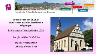 Eröffnung der Vesperkirche 2024 [upl. by Dolphin246]