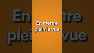 ✨ « En mettre plein la vue »  une expression qui fait briller la langue française [upl. by Lona]