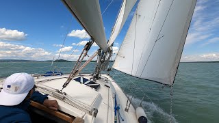 Yachting in Balaton Hungary  4k cinematic trailer [upl. by Gallenz]