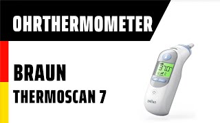 Ohrthermometer Braun ThermoScan 7 BRAIRT6520 [upl. by Gilbye134]