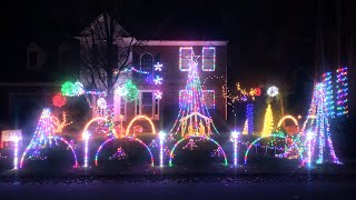 Christmas Light Show 2022 [upl. by Saree]