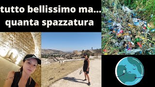 Vlog Giordania Jerashcastello di AjlounGadara e cena tipica Ma quanta spazzatura sulle strade [upl. by Alic]