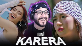 Reaction to BINI Karera Official Music Video [upl. by Gordie]