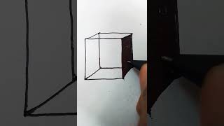 3D box easy trick ⬛ [upl. by Siraj]