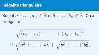 Linégalité Triangulaire  Démonstration [upl. by Carolle]