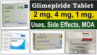 Glimepiride 2mg 4 mg 3 mg 1 mg tablet  glimepiride tablets ip 2mg 4 mg 1 mg uses Side Effects [upl. by Bock]